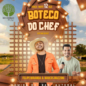 Jantar – Comida Mineira Raíz – Felipe Miranda & Marcos Mazzoni – 12 de ago – Terça -R5